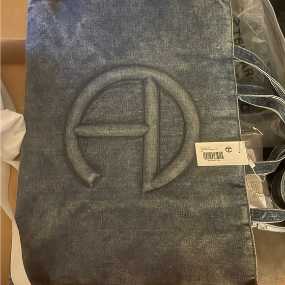 Brand new large denim Telfarbag never worn
